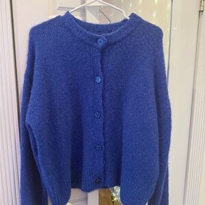 Urban Outfitters BDG Cobalt Blue Sweater